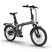 ADO Air20Pro 20-inch Folding Electric Bike for Adults, Bafang Motor, Belt Drive, Hydraulic Disc Brakes