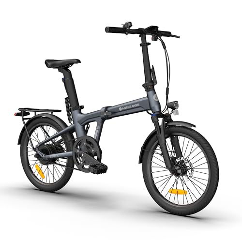 ADO Air20Pro 20-inch Folding Electric Bike for Adults, Bafang Motor, Belt Drive, Hydraulic Disc Brakes