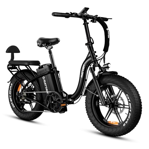 Rattan Ultra Folding Electric Bike: Long Range, 2-Seater, Fat Tires