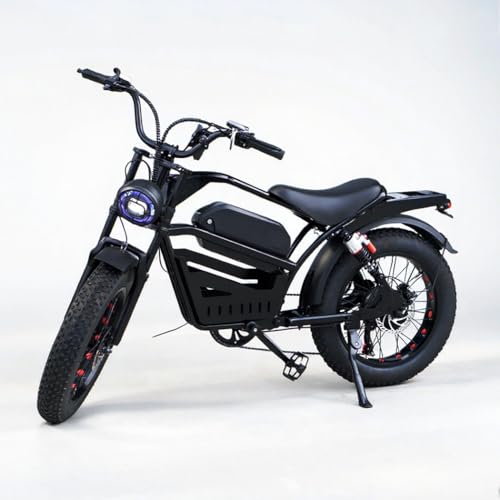 20-inch Fat Tire Folding Electric Sports Bike with Dual Suspension and 7-Speed
