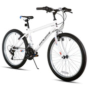 Hiland 18-Speed High Carbon Steel Mountain Bike for All-Terrain Adventures