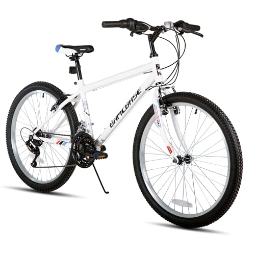 Hiland 18-Speed High Carbon Steel Mountain Bike for All-Terrain Adventures
