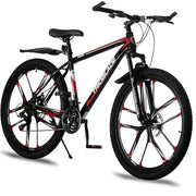 LSBIKE Adult All-Terrain Mountain Bike: 21-Speed, Dual Suspension, Disc Brakes