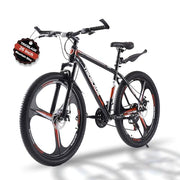 TRIOBLADE Adult Mountain Bike: 3-Spoke Wheels, 21-Speed Shimano, Disc Brakes, Lightweight Frame