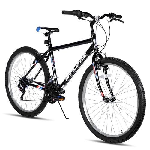 Hiland 18-Speed High Carbon Steel Mountain Bike for All-Terrain Adventures