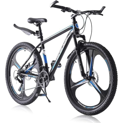 LSBIKE Adult All-Terrain Mountain Bike: 21-Speed, Dual Suspension, Disc Brakes