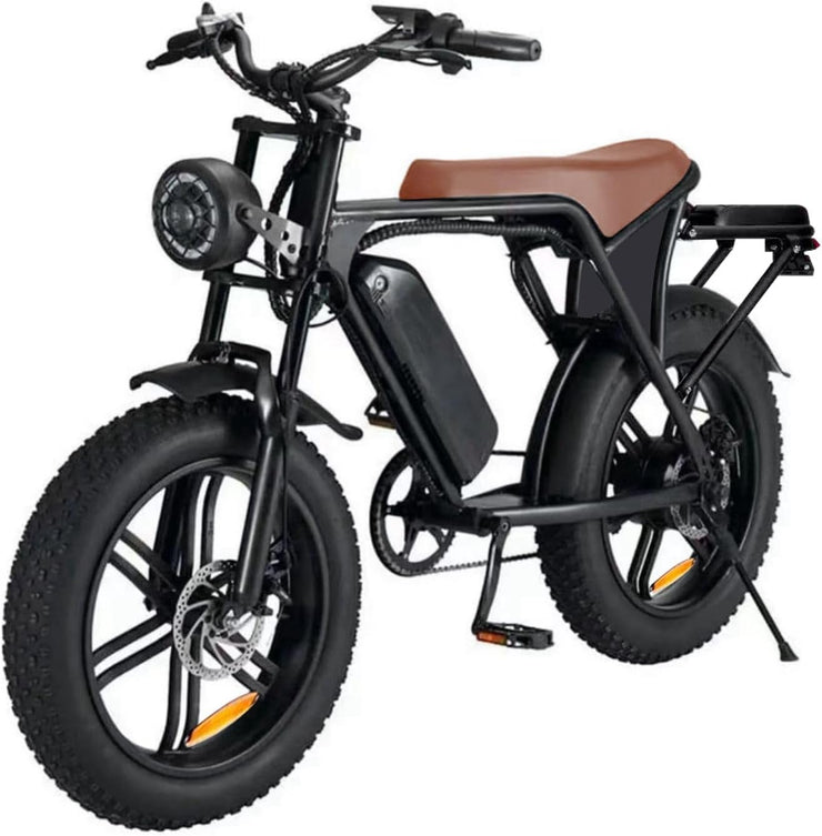 20-inch Electric Fat Tire Bike, 48V 15Ah, 7-Speed, Full Suspension E-Bike