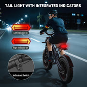 X50 Adult Electric Fat Tyre Bike, 20" Wheels, 48V Removable Battery, 250W Motor, 7-Speed