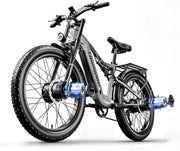 Shengmilo S600 Dual Motor Electric Mountain Bike 26" Fat Tire 48V 17.5Ah E-Bike