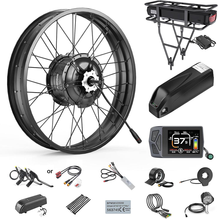 Powerful BAFANG G062 48V 1000W Fat Bike Electric Conversion Kit