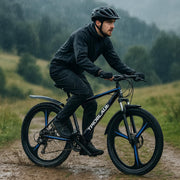 LSBIKE Adult All-Terrain Mountain Bike: 21-Speed, Dual Suspension, Disc Brakes