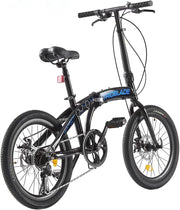 TRIOBLADE 20" Folding Bike: 7-Speed Shimano, Lightweight Aluminum Frame, Disc Brakes