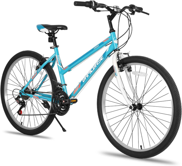 Hiland 21-Speed Mountain Bike with Dual V-Brakes for Youth and Adults