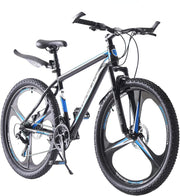 TRIOBLADE Adult Mountain Bike: 3-Spoke Wheels, 21-Speed Shimano, Disc Brakes, Lightweight Frame