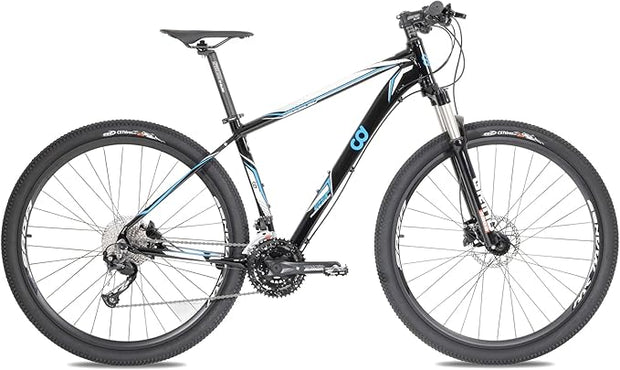 CyclingDeal Challenger 1.0 Mountain Bike: 29er Hardtail, Shimano 27-Speed, Aluminum Frame