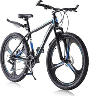 LSBIKE Adult All-Terrain Mountain Bike: 21-Speed, Dual Suspension, Disc Brakes