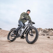 Adventure-Ready 26-inch Off-Road E-Bike: 48V 25Ah Battery, Dual Suspension, 7-Speed