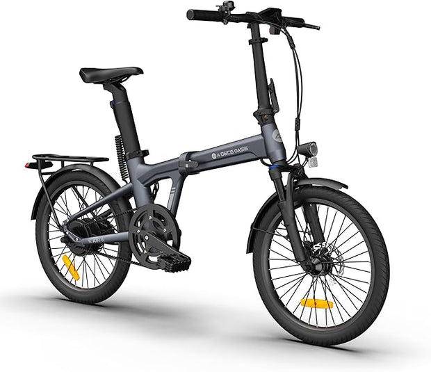 ADO Air20Pro 20-inch Folding Electric Bike for Adults, Bafang Motor, Belt Drive, Hydraulic Disc Brakes