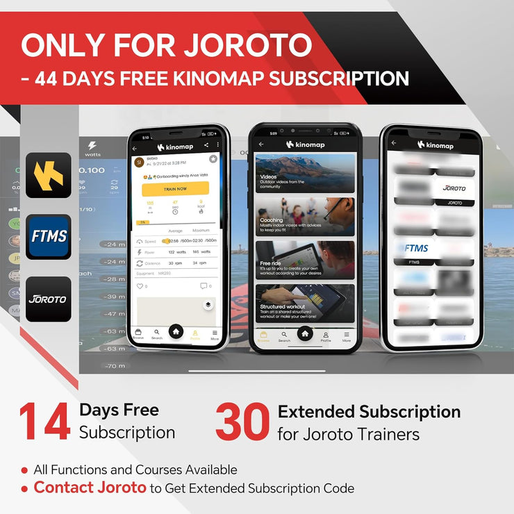 JOROTO X2PRO Bluetooth Magnetic Exercise Bike - Silent Belt Drive Indoor Cycling