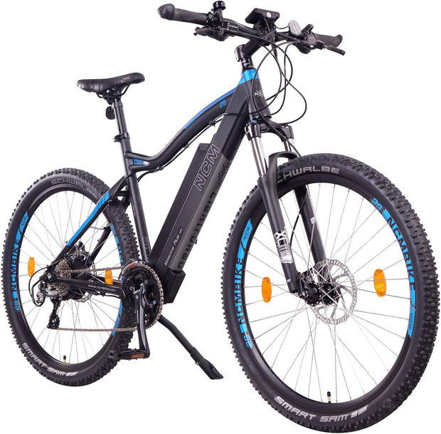 NCM Moscow Plus Electric Mountain Bike: 250W E-MTB, 48V 16Ah, All-Terrain Adventure