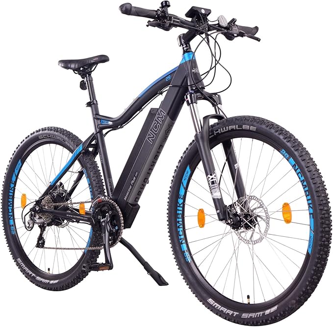 NCM Moscow Plus Electric Mountain Bike: 250W E-MTB, 48V 16Ah, All-Terrain Adventure