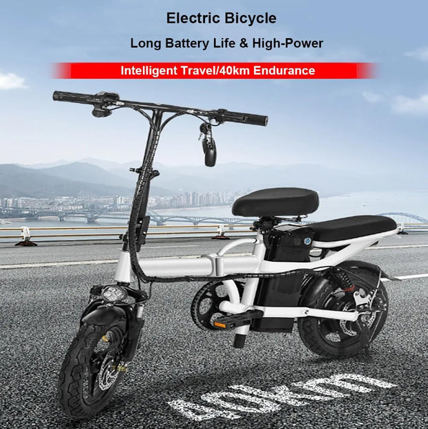 Folding 20-Inch Electric Tricycle: 48V Power, 20 MPH, Long 25-Mile Range