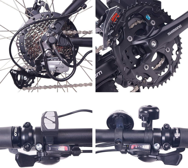 NCM Moscow Plus Electric Mountain Bike: 250W E-MTB, 48V 16Ah, All-Terrain Adventure