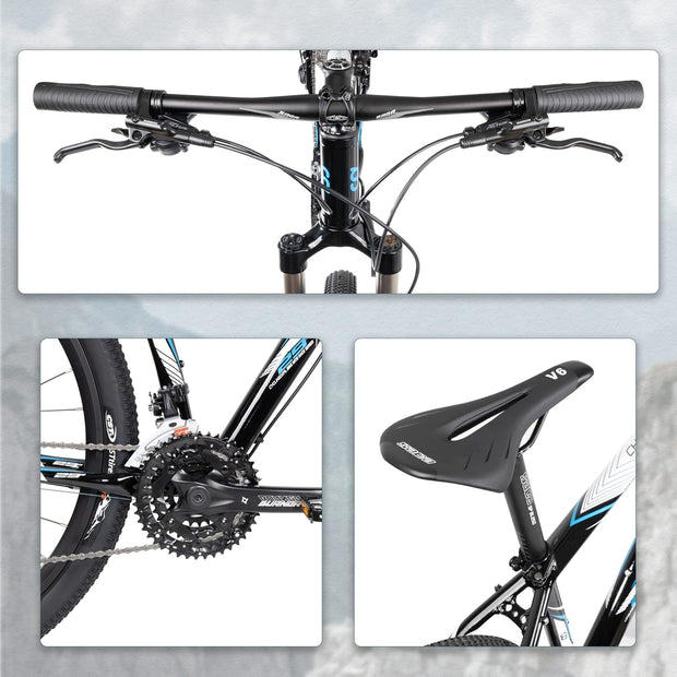 CyclingDeal Challenger 1.0 Mountain Bike: 29er Hardtail, Shimano 27-Speed, Aluminum Frame