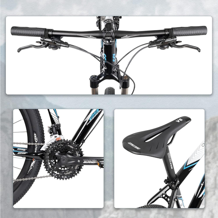 CyclingDeal Challenger 1.0 Mountain Bike: 29er Hardtail, Shimano 27-Speed, Aluminum Frame