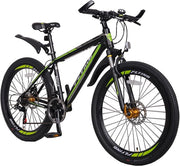 Lightweight 26-inch Aluminum Frame Mountain Bike, 21-Speed SHIMANO Disc Brake