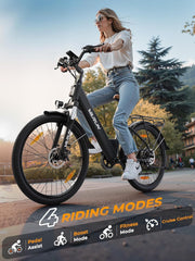 VARUN 26-inch Electric City Ebike: 48V 250W Motor, 7-Speed, Long Range Commuter