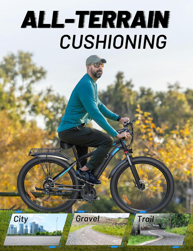 DUOTTS C29 29-inch Electric Mountain Bike: 48V 15Ah Battery, 250W Motor