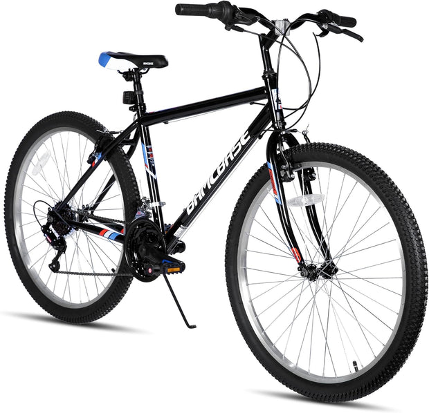 Hiland 18-Speed High Carbon Steel Mountain Bike for All-Terrain Adventures