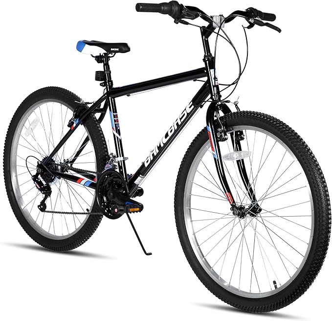 Hiland 18-Speed High Carbon Steel Mountain Bike for All-Terrain Adventures